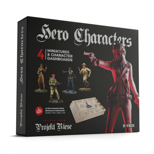 Escape from Projekt Riese - Hero Characters i gruppen SÄLLSKAPSSPEL / Expansioner hos Spelexperten (PU-EFPR254M)