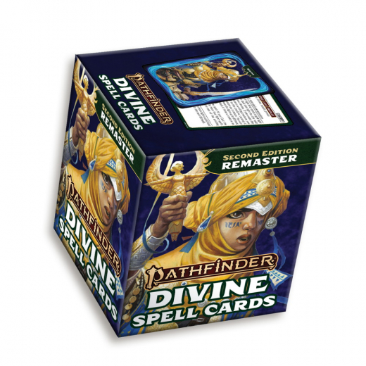 Pathfinder RPG: Divine Spell Cards (Remastered) i gruppen SÄLLSKAPSSPEL / Rollspel / Pathfinder hos Spelexperten (PZO10005MC)