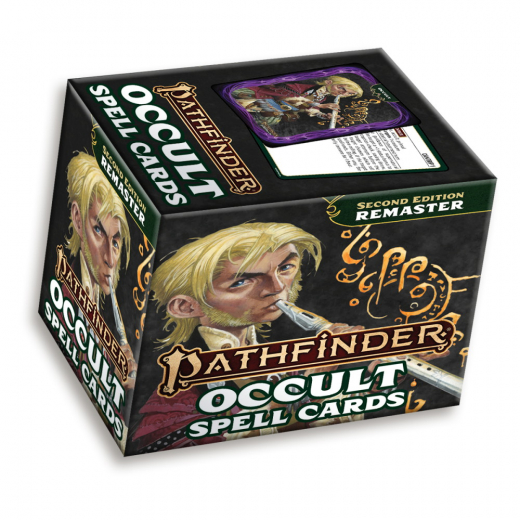 Pathfinder RPG: Occult Spell Cards (Remastered) i gruppen SÄLLSKAPSSPEL / Rollspel / Pathfinder hos Spelexperten (PZO10006MC)