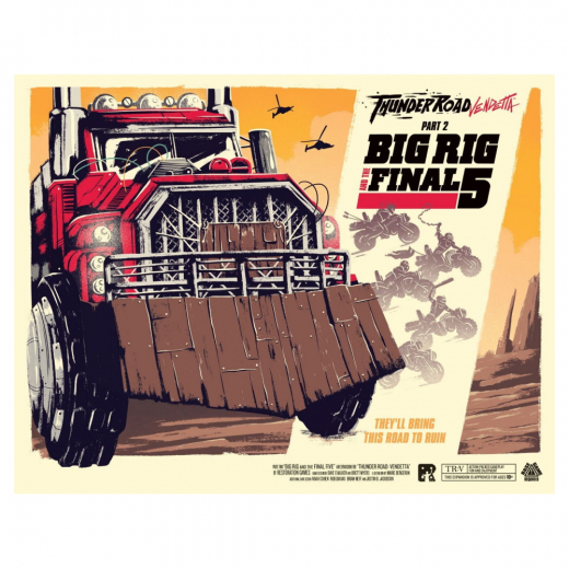 Thunder Road: Vendetta - Big Rig and the Final Five (Exp.) i gruppen SÄLLSKAPSSPEL / Expansioner hos Spelexperten (REO9411)