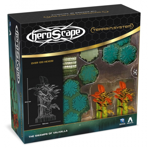 Heroscape: The Swamps of Valhalla Terrain (Exp.) i gruppen SÄLLSKAPSSPEL / Expansioner hos Spelexperten (RGD02758)