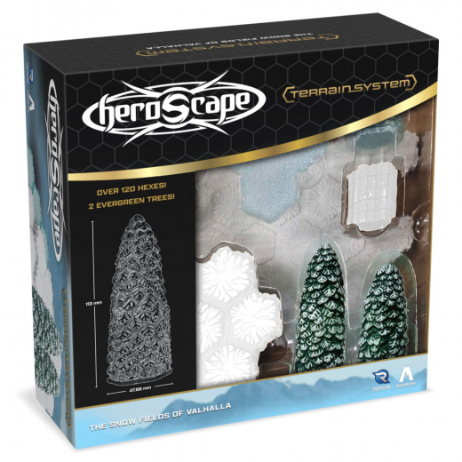 Heroscape: The Snow Fields of Valhalla Terrain (Exp.) i gruppen SÄLLSKAPSSPEL / Expansioner hos Spelexperten (RGD02759)