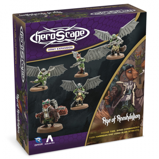 Heroscape: Rising Tide: Wing Commander Tuck Harrigan & Vorid Glidestrikers Army Expansion i gruppen SÄLLSKAPSSPEL / Expansioner hos Spelexperten (RGD02772)