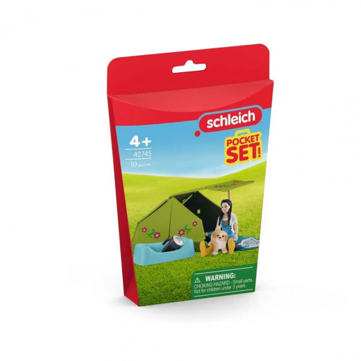 Schleich Campingäventyr med Kim i gruppen LEKSAKER / Figurer och lekset / Schleich hos Spelexperten (S-42745)