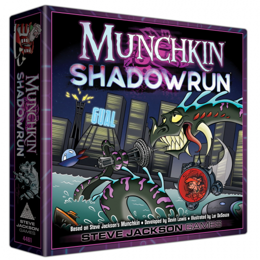 Munchkin Shadowrun i gruppen SÄLLSKAPSSPEL / Kortspel hos Spelexperten (SJG4461)