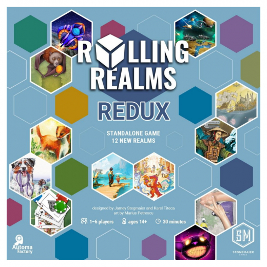 Rolling Realms: Redux i gruppen SÄLLSKAPSSPEL / Strategispel hos Spelexperten (STM496)