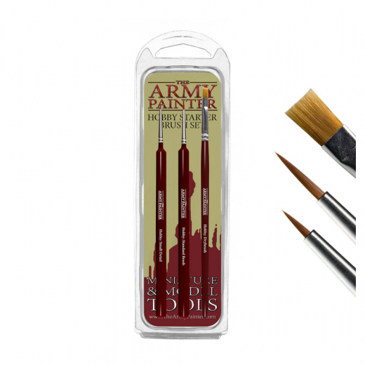 Army Painter: Hobby Starter Brush Set i gruppen SÄLLSKAPSSPEL / Tillbehör hos Spelexperten (TL5044)