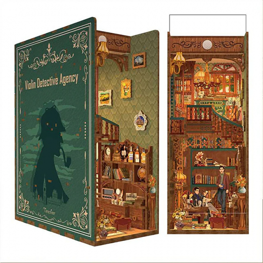 Toonecheer Book Nook - Violin Detective Agency i gruppen PUSSEL / Book Nook hos Spelexperten (TQ117-MUSTER)