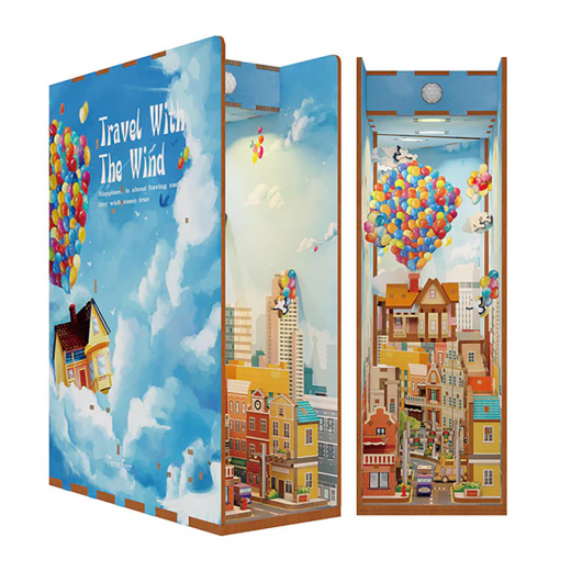 Tonecheer Book Nook - Travel with the Wind i gruppen PUSSEL / Book Nook hos Spelexperten (TQ126)