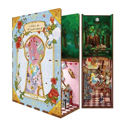 Tonecheer Book Nook - Alice in Wonderland i gruppen PUSSEL / Book Nook hos Spelexperten (TQ128)