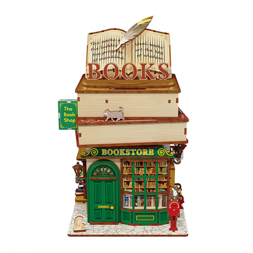 Tonecheer Book Nook - Time Bookstore i gruppen PUSSEL / Modellbyggen hos Spelexperten (TQ187)