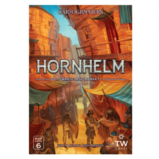 Cartographers: Hornhelm - Waste and Market (Exp.) i gruppen SÄLLSKAPSSPEL / Expansioner hos Spelexperten (TWK4068)