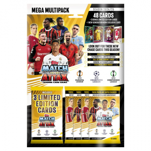 Match Attax TCG 24/25 Mega Multipack i gruppen SÄLLSKAPSSPEL / Kortspel hos Spelexperten (UCLMA24-03)