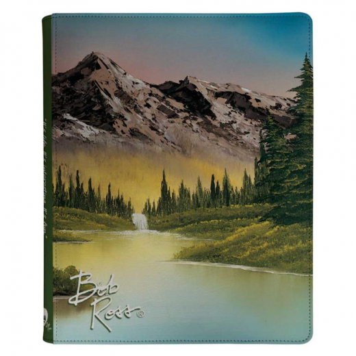 Ultra Pro: 9-Pocket Zippered Binder - Bob Ross Mountain Retreat i gruppen SÄLLSKAPSSPEL / Tillbehör / Förvaring hos Spelexperten (ULT16508)