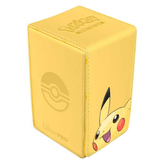 Pokémon TCG: Alcove Tower Deck Box - Pikachu i gruppen SÄLLSKAPSSPEL / Tillbehör / Förvaring hos Spelexperten (ULT16551)