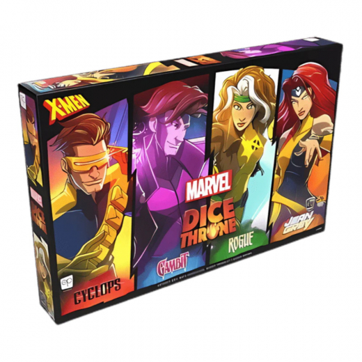 Marvel Dice Throne: X-Men - Cyclops - Gambit - Rogue - Jean Grey i gruppen SÄLLSKAPSSPEL / Strategispel hos Spelexperten (USADT011877)