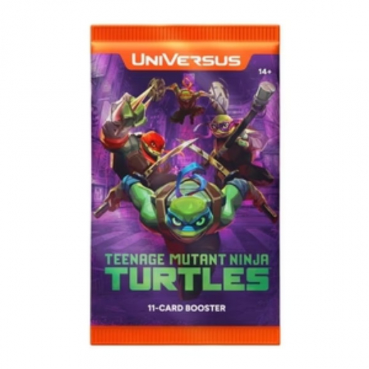 UniVersus CCG: Teenage Mutant Ninja Turtles Booster Pack i gruppen SÄLLSKAPSSPEL / Kortspel hos Spelexperten (UVSTMNT01-BD-BOS)