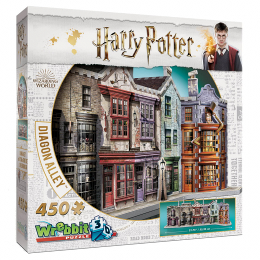 Wrebbit - Harry Potter Diagon alley i gruppen PUSSEL / 3D pussel hos Spelexperten (W01010)