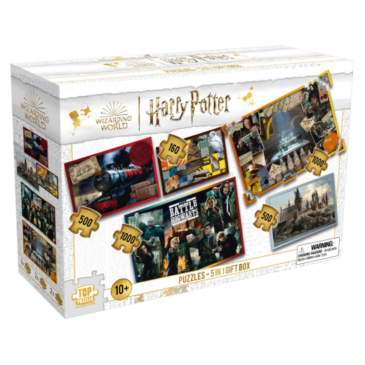 Pussel - Harry Potter 5 in 1 Giftbox i gruppen PUSSEL hos Spelexperten (WIN3015)