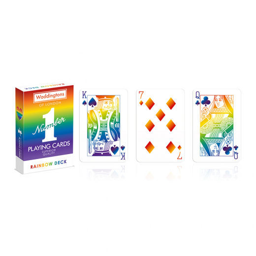 Waddingtons Rainbow spelkort i gruppen SÄLLSKAPSSPEL / Poker & casino / Design hos Spelexperten (WM00756-EN1-12)