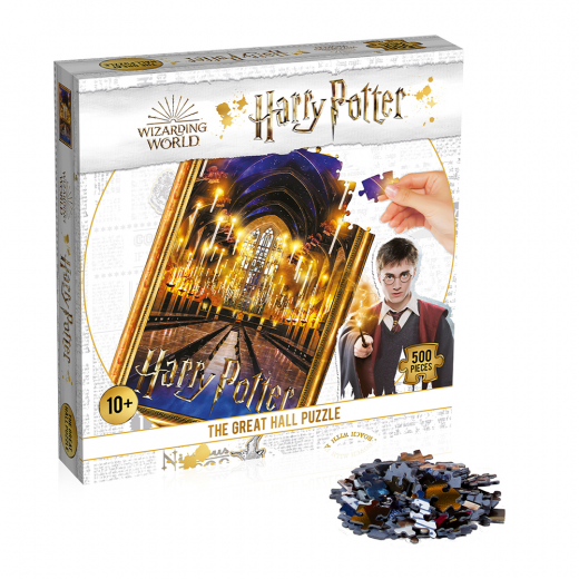 Pussel - Harry Potter Great Hall 500 bitar i gruppen PUSSEL / < 750 bitar hos Spelexperten (WM01005-ML1-6)