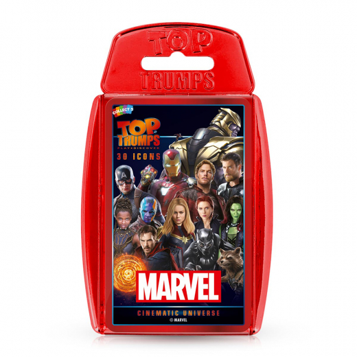 Top Trumps - Marvel Cinematic Universe i gruppen SÄLLSKAPSSPEL / Kortspel hos Spelexperten (WM01242-EN1-6)