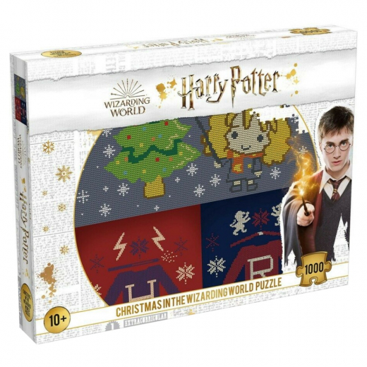 Pussel - Harry Potter Christmas in the Wizarding World 1000 Bitar i gruppen PUSSEL / 1000 bitar hos Spelexperten (WM01534)