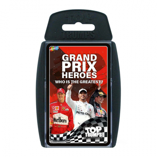 Top Trumps - Grand Prix Heroes i gruppen SÄLLSKAPSSPEL / Kortspel hos Spelexperten (WM01587-EN1-6)