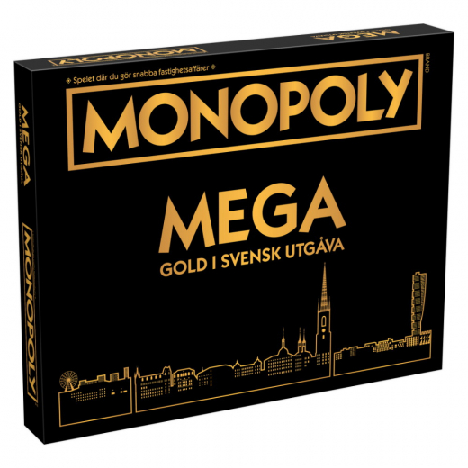 Monopoly Mega Gold i Svensk Utgåva i gruppen SÄLLSKAPSSPEL / Spelserier / Monopol hos Spelexperten (WM02108-SWE-6)