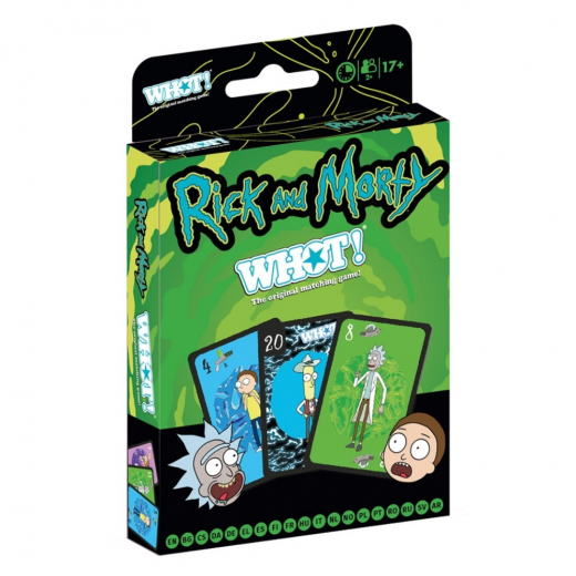 WHOT! Rick and Morty (Swe) i gruppen SÄLLSKAPSSPEL / Kortspel hos Spelexperten (WM02941)