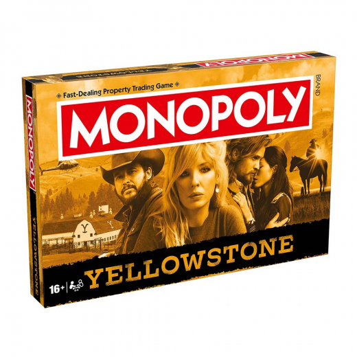 Monopoly Yellowstone i gruppen SÄLLSKAPSSPEL / Familjespel hos Spelexperten (WM04120-EN1-6)