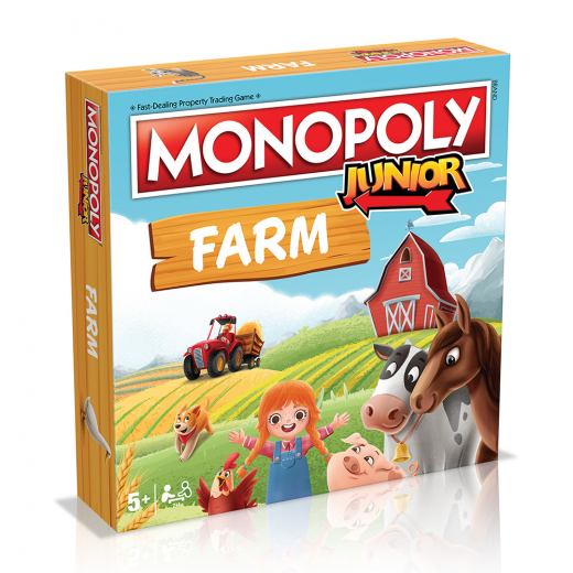 Monopoly Junior Farm i gruppen SÄLLSKAPSSPEL / Barnspel hos Spelexperten (WM04483-EN1-6)