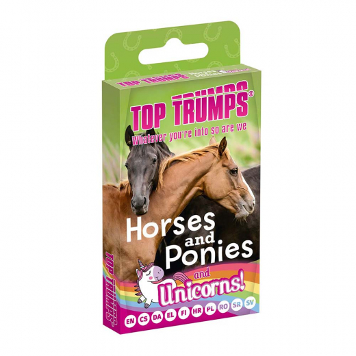 Top Trumps - Horses and Ponies and Unicorns i gruppen SÄLLSKAPSSPEL / Kortspel hos Spelexperten (WM04563-ML1-12)