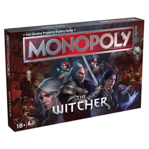 Monopoly The Witcher i gruppen SÄLLSKAPSSPEL / Strategispel hos Spelexperten (WM04623-EN1-6)