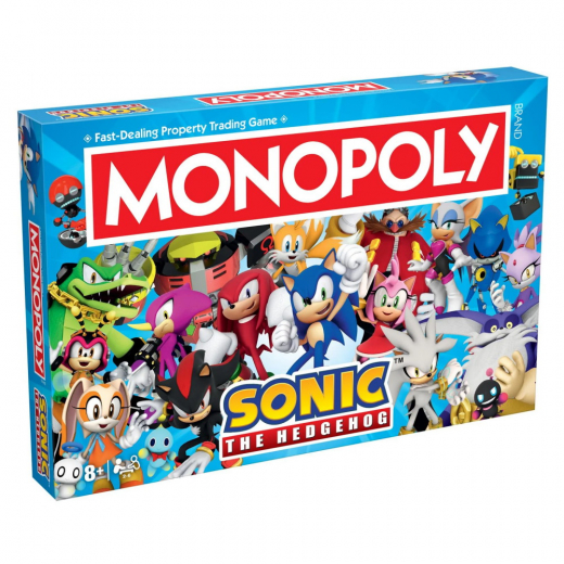 Monopoly Sonic the Hedgehog i gruppen SÄLLSKAPSSPEL / Familjespel hos Spelexperten (WM04624-EN1-6)