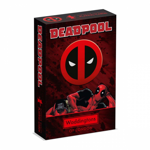 Waddingtons Deadpool spelkort i gruppen SÄLLSKAPSSPEL / Poker & casino / Design hos Spelexperten (WM04686-EN1-12)