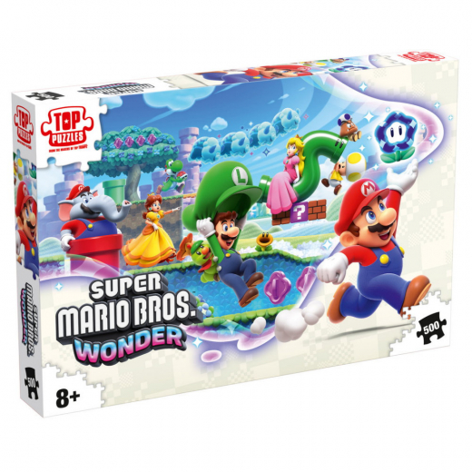 Pussel Super Mario Bros. Wonder 500 Bitar i gruppen PUSSEL / < 750 bitar hos Spelexperten (WM04799)