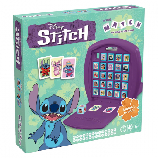 Top Trumps Match - Stitch (Swe) i gruppen SÄLLSKAPSSPEL / Familjespel hos Spelexperten (WM04815)