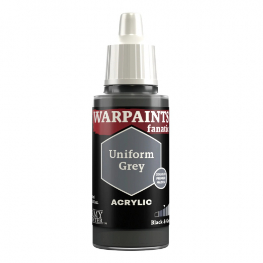 Army Painter: Warpaints Fanatic - Uniform Grey i gruppen SÄLLSKAPSSPEL / Tillbehör / Övriga hos Spelexperten (WP3003)