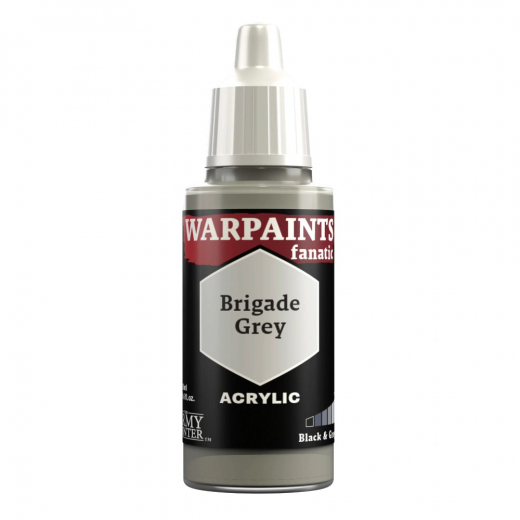 Army Painter: Warpaints Fanatic - Brigade Grey i gruppen SÄLLSKAPSSPEL / Tillbehör / Övriga hos Spelexperten (WP3006)