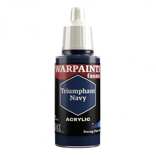 Army Painter: Warpaints Fanatic - Triumphant Navy i gruppen SÄLLSKAPSSPEL / Tillbehör / Övriga hos Spelexperten (WP3019)