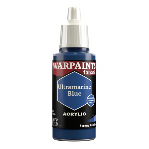 Army Painter: Warpaints Fanatic - Ultramarine Blue i gruppen SÄLLSKAPSSPEL / Tillbehör / Övriga hos Spelexperten (WP3021)