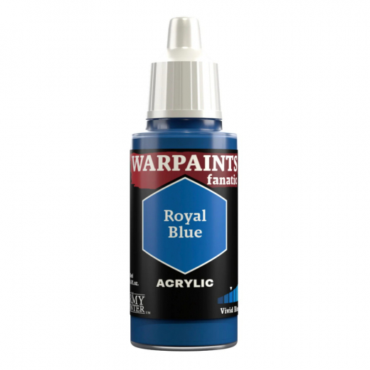 Army Painter: Warpaints Fanatic - Royal Blue i gruppen SÄLLSKAPSSPEL / Tillbehör / Övriga hos Spelexperten (WP3027)