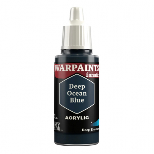 Army Painter: Warpaints Fanatic - Deep Ocean Blue i gruppen SÄLLSKAPSSPEL / Tillbehör / Övriga hos Spelexperten (WP3031)