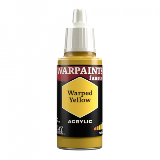 Army Painter: Warpaints Fanatic - Warped Yellow i gruppen SÄLLSKAPSSPEL / Tillbehör / Övriga hos Spelexperten (WP3094)