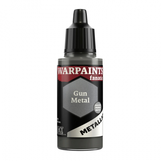 Army Painter: Warpaints Fanatic Metallic - Gun Metal i gruppen SÄLLSKAPSSPEL / Tillbehör / Övriga hos Spelexperten (WP3193)