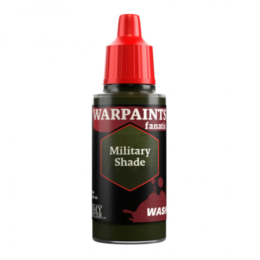 Army Painter: Warpaints Fanatic Wash - Military Shade i gruppen SÄLLSKAPSSPEL / Tillbehör / Övriga hos Spelexperten (WP3209)