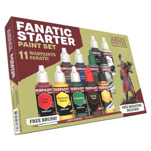 Army Painter: Fanatic Starter Paint Set i gruppen SÄLLSKAPSSPEL / Tillbehör hos Spelexperten (WP8066)