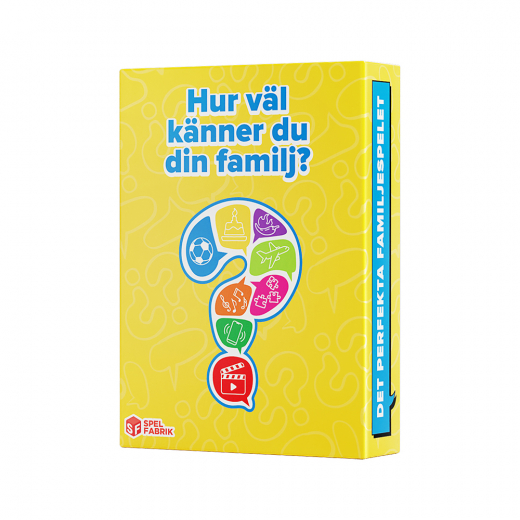 Hur väl känner du din familj? i gruppen SÄLLSKAPSSPEL / Familjespel hos Spelexperten (spelfabrik004)