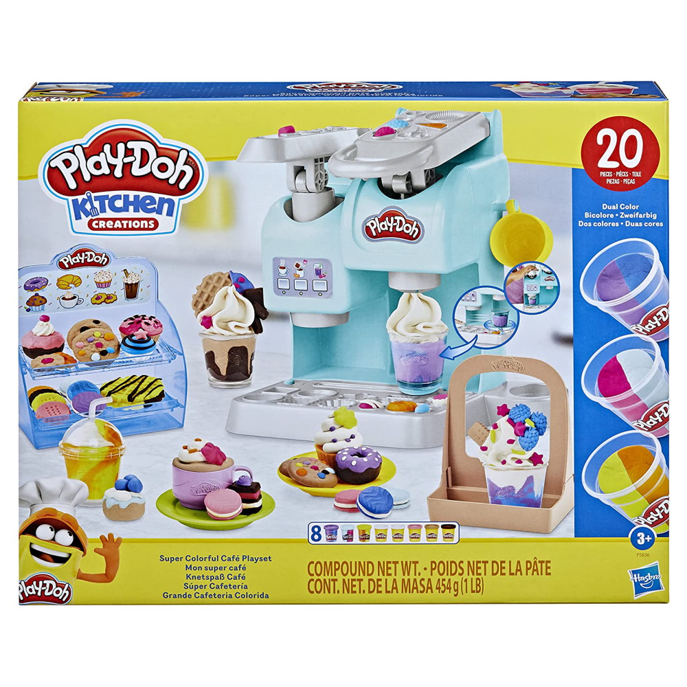 Play-Doh Peppa Pig stylingset med 9 burkar och 11 tillbehör, Peppa Pig  leksak för barn från 3 år